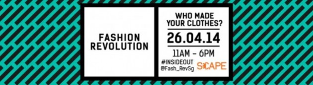 Fashion Revolution Day, 26 April 2014 at SCAPE