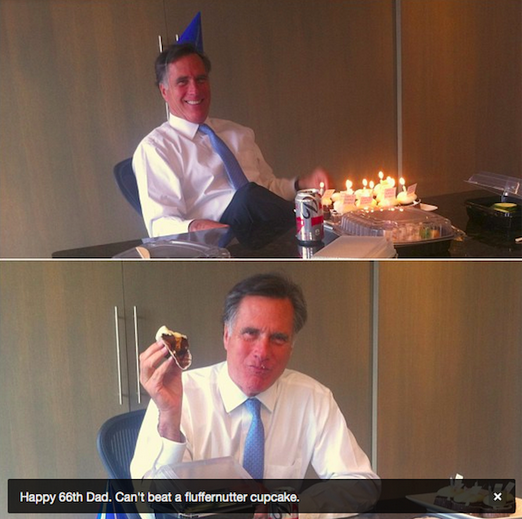 Mitt Romney sad birthday