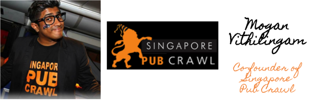 Mogan Vithilingam, co-founder of Pub Crawl Singapore