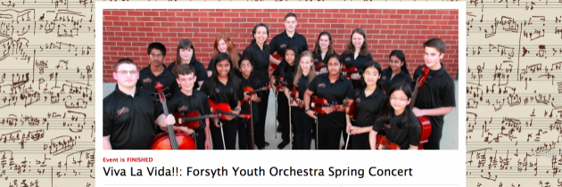 Youth orchestra online ticketing