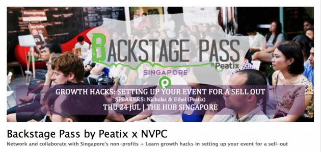 Backstage Pass by Peatix